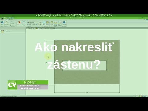 Ako nakresliť zástenu?