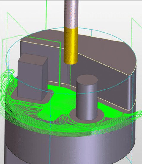 Waveform - zamezit převalování s třískami